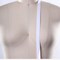 2 Yards Bright White Velvet Ribbon Trim Soft Velour Tape for Jewelry & Garment Finishing